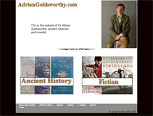 Tablet Screenshot of adriangoldsworthy.com